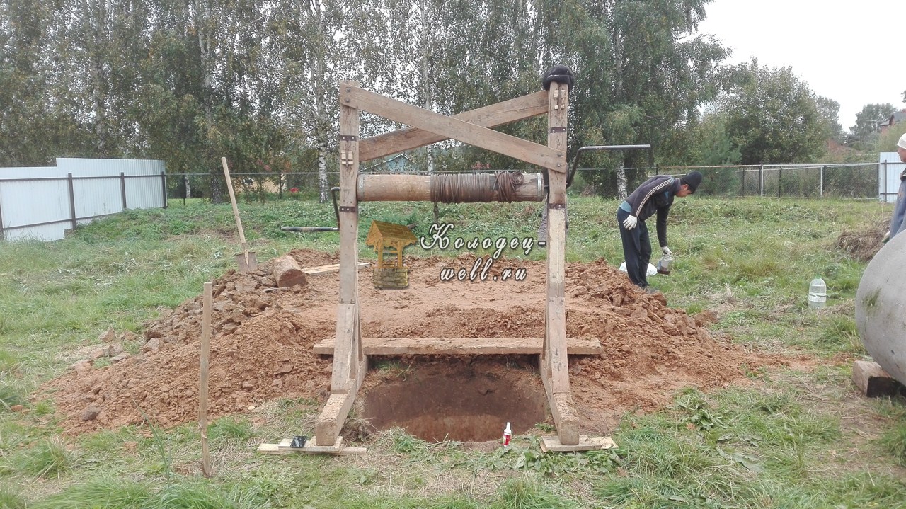 Выкопать колодец в деревне Сохино Клинский район