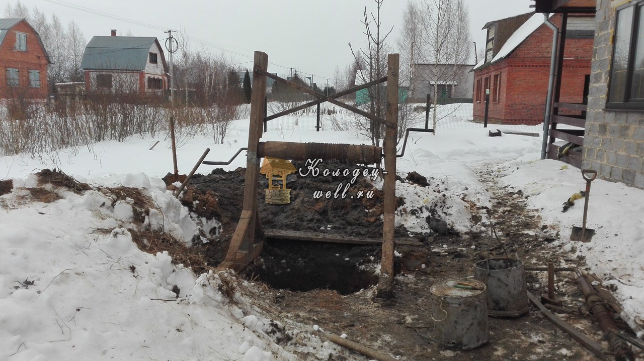 Колодец в деревне Папивино